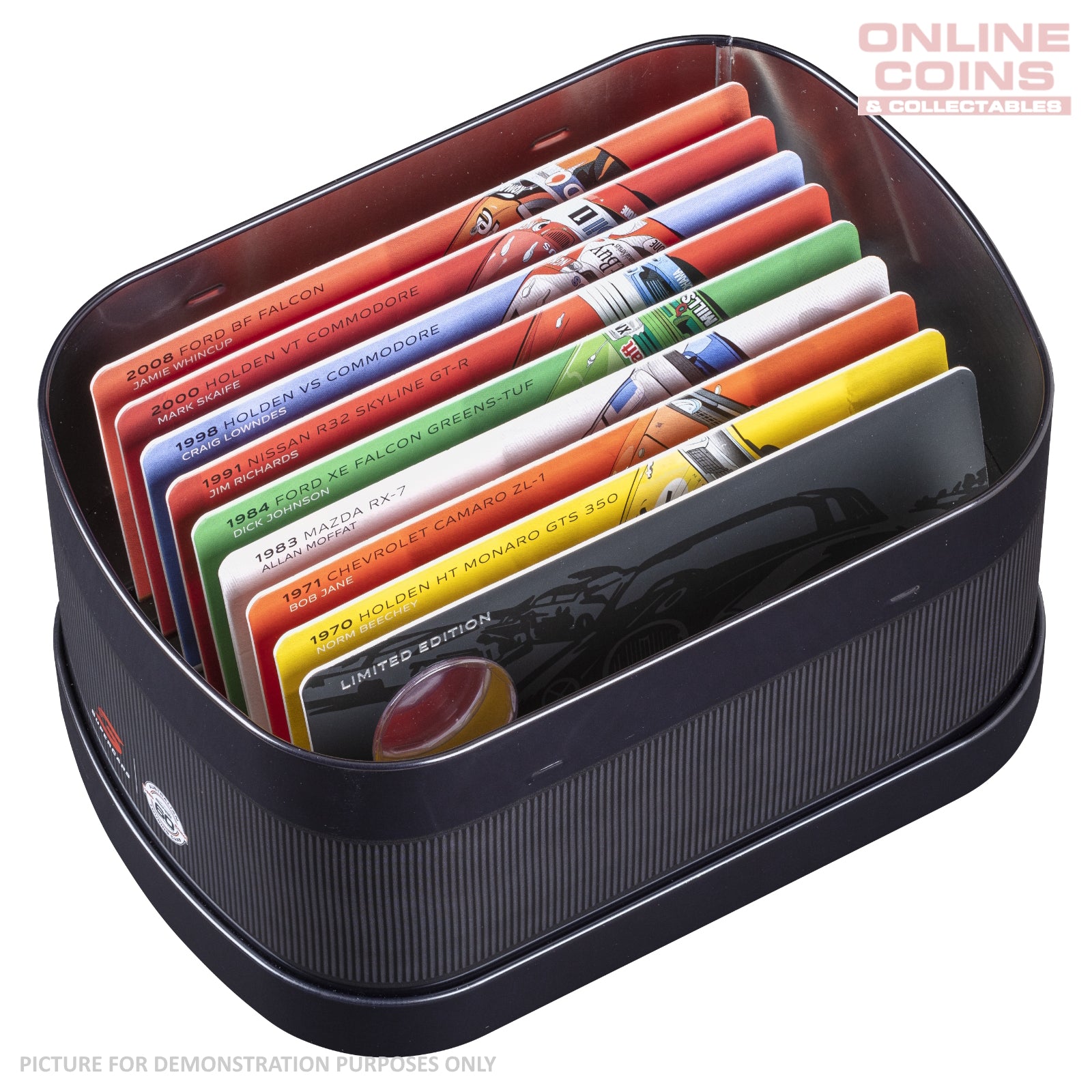 2020 50c CuNi Uncirculated Nine Coin Set in Tin - 60 Years of Supercar Champions